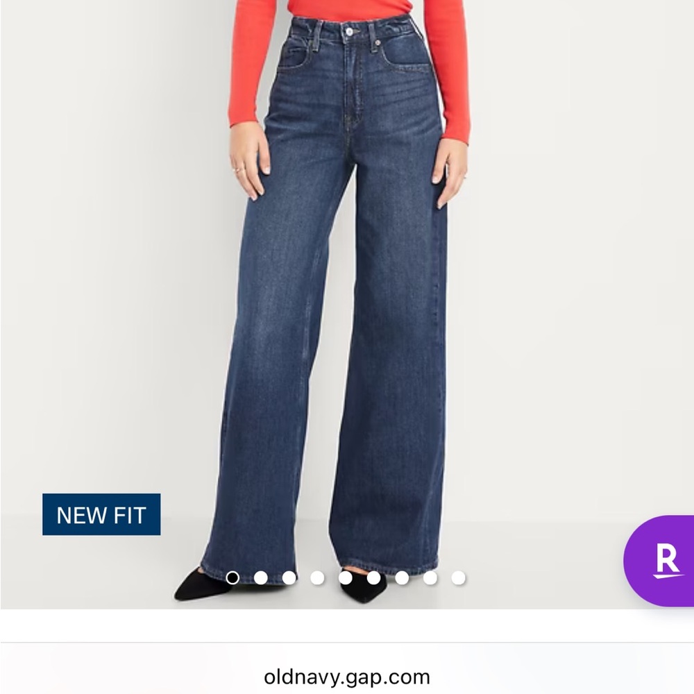 NWT Old Navy Wide Leg Jeans